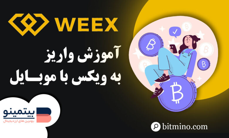 واریز به صرافی ویکس با موبایل