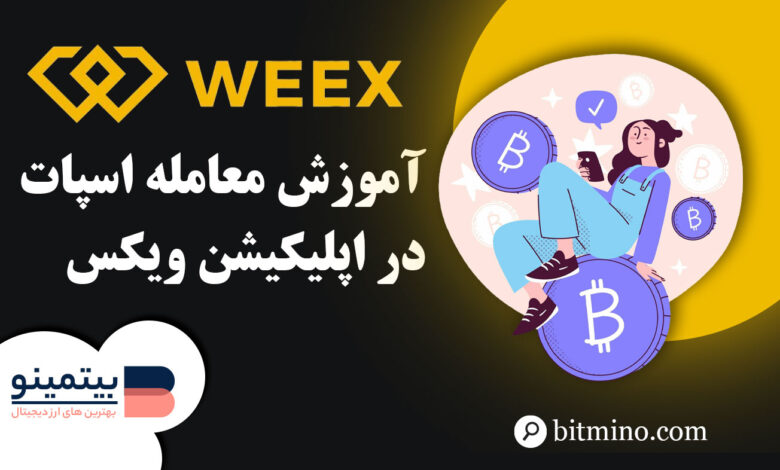 معامله اسپات در اپلیکیشن صرافی ویکس