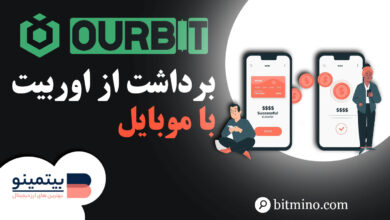 برداشت از صرافی Ourbit در موبایل