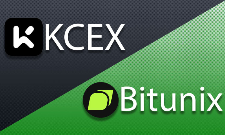 مقایسه صرافی KCEX با بیت یونیکس