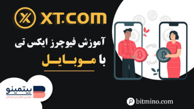 آموزش فیوچرز صرافی XT در موبایل