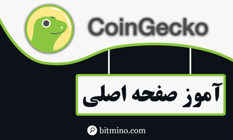 آموزش صفحه اصلی سایت کوین جکو