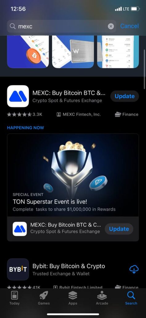 آموزش دانلود اپلیکیشن مکسی MEXC