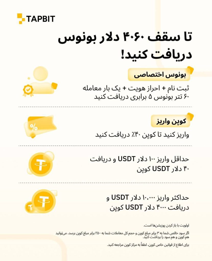 رویداد جدید Tapbit